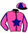 casaque portée par Jean P. Ch. jockey du cheval de course INDIENNE JENILOU, information pmu ZETURF