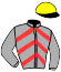 casaque portée par Mobian J. jockey du cheval de course RISKY JANE (FR), information pmu ZETURF
