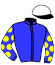 casaque portée par Eyquem Jb. jockey du cheval de course FURIOSO (DE), information pmu ZETURF