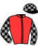 casaque portée par Daougabel M. jockey du cheval de course HIDALGO DES LUCAS, information pmu ZETURF