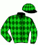 casaque portée par Lemaitre A. jockey du cheval de course PRINCE CHARMING (FR), information pmu ZETURF