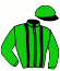 casaque portée par Laurent S. jockey du cheval de course JUST YOU AND ME, information pmu ZETURF