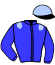 casaque portée par Laffay M. jockey du cheval de course HEVA CHALEONNAISE, information pmu ZETURF