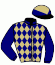 casaque portée par Planque S. jockey du cheval de course IMPERIALE TRESOR, information pmu ZETURF
