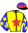 casaque portée par Maillot S. jockey du cheval de course PLAY ALL DAY, information pmu ZETURF