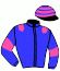 casaque portée par Journiac H. jockey du cheval de course KEEP AWAY, information pmu ZETURF