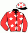 casaque portée par Lemaitre A. jockey du cheval de course MONTREAL, information pmu ZETURF