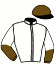 casaque portée par Chauve-laffay Q. jockey du cheval de course KISS BOY, information pmu ZETURF