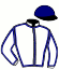 casaque portée par Garcia L. jockey du cheval de course LUCIANO JENILAT, information pmu ZETURF casaque portée par Garcia L. jockey du cheval de course LUCIANO JENILAT, information pmu ZETURF