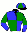 casaque portée par Briand Thé. jockey du cheval de course HARO DARCHE, information pmu ZETURF