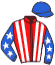 casaque portée par Trullier T. jockey du cheval de course RIGHT ON FIRE, information pmu ZETURF casaque portée par Trullier T. jockey du cheval de course RIGHT ON FIRE, information pmu ZETURF
