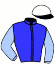 casaque portée par Berge C. jockey du cheval de course FEELING TEQUILA, information pmu ZETURF