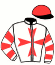 casaque portée par Saliba K. jockey du cheval de course JAHA MAN DU PONT, information pmu ZETURF