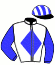 casaque portée par Fleury Mme Man. jockey du cheval de course JANISA BERE, information pmu ZETURF