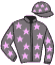 casaque portée par Pimbonnet R. jockey du cheval de course CLEOD'OR, information pmu ZETURF