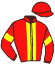 casaque portée par Breux D. jockey du cheval de course ROSES AND DREAM, information pmu ZETURF casaque portée par Breux D. jockey du cheval de course ROSES AND DREAM, information pmu ZETURF