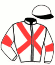 casaque portée par Martens C. jockey du cheval de course KATE, information pmu ZETURF