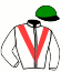 casaque portée par Dollion A. jockey du cheval de course JENARO DJEMA, information pmu ZETURF