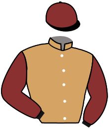 casaque portée par Demuro C. jockey du cheval de course SOUND OF SILVER, information pmu ZETURF